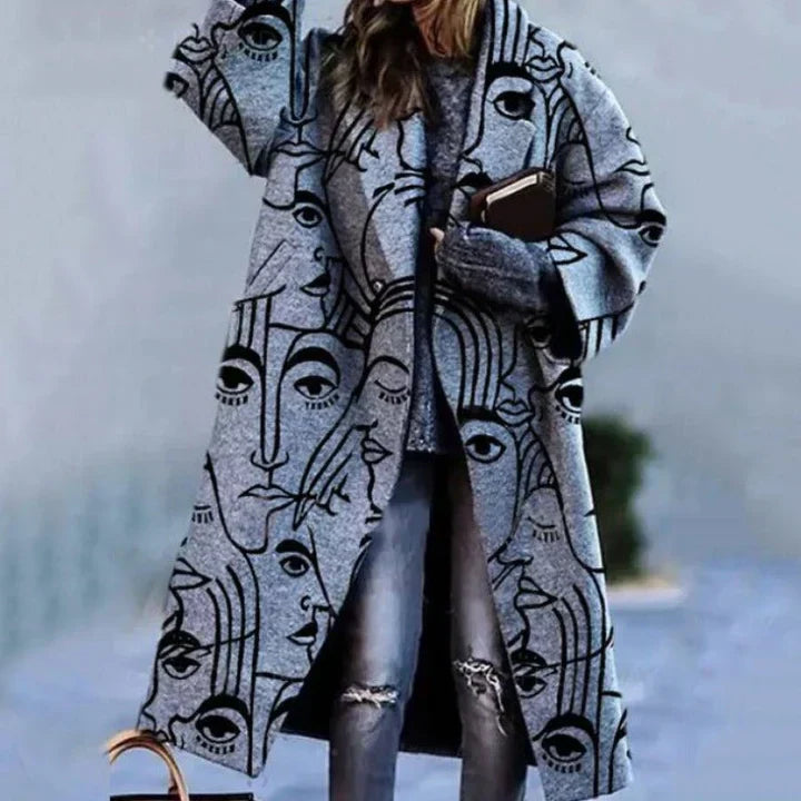 Drune | Oversized Lang Damenmantel Wintermantel