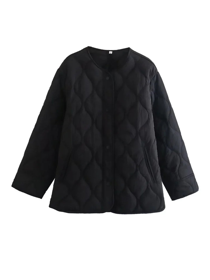 Drune - Stepp Oversize-Jacke Mit Druckknöpfen