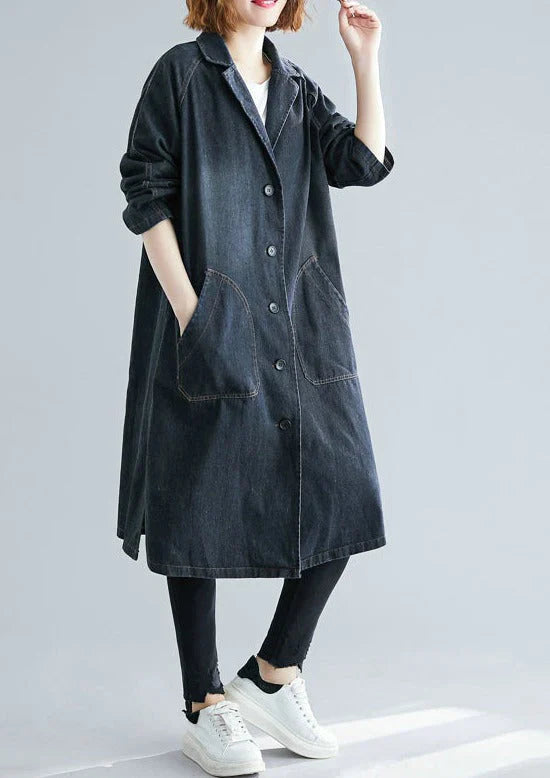 Drune | Denim Trenchcoat