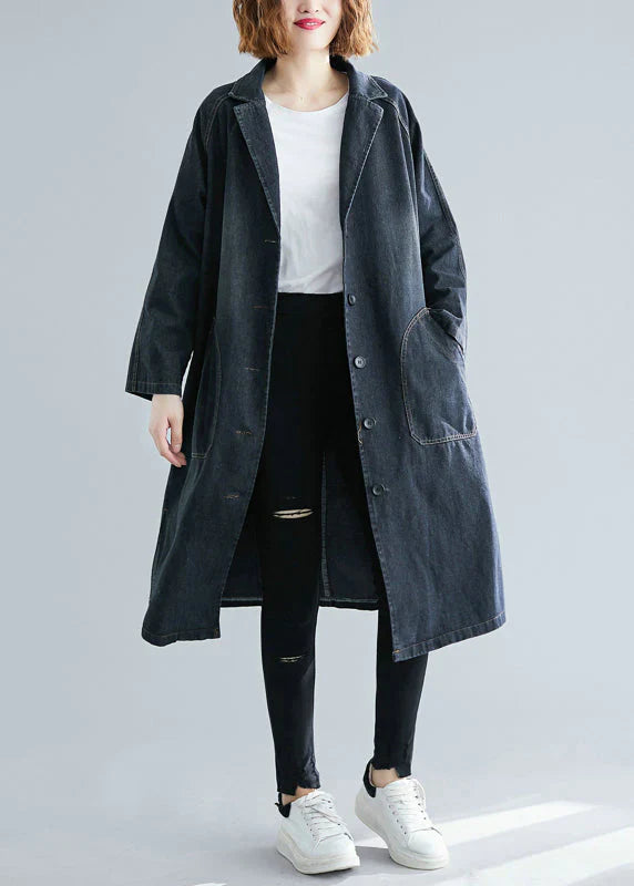 Drune | Denim Trenchcoat