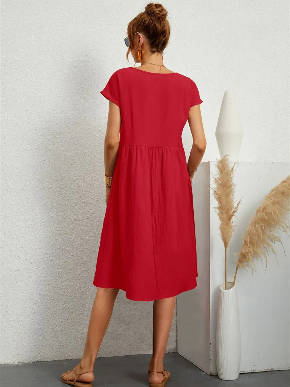 Drune | Elegantes, Tailliertes Kleid mit Zeitlosem Stil für Frauen