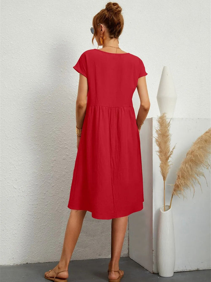 Drune | Elegantes, Tailliertes Kleid mit Zeitlosem Stil für Frauen