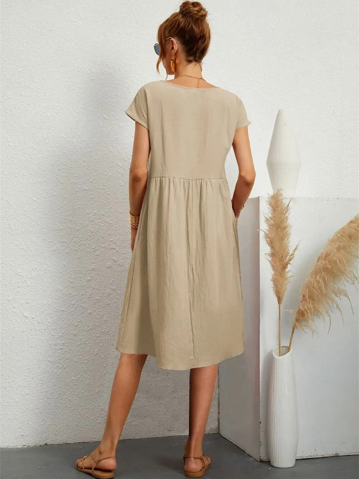 Drune | Elegantes, Tailliertes Kleid mit Zeitlosem Stil für Frauen