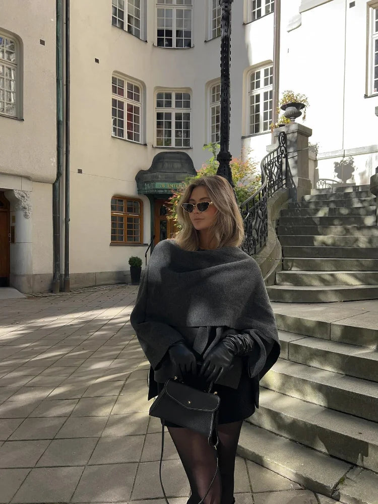 Drune | Übercoat Schal Jacke