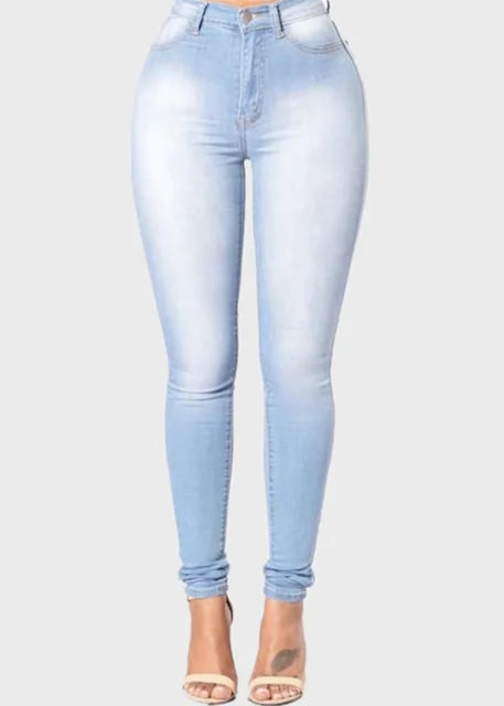 Drune - Hohe Taille Skinny Büro-Damenjeans