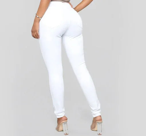 Drune - Hohe Taille Skinny Büro-Damenjeans