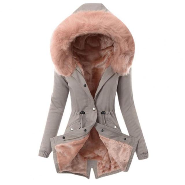 Drune | Flauschige Fell-Jacke