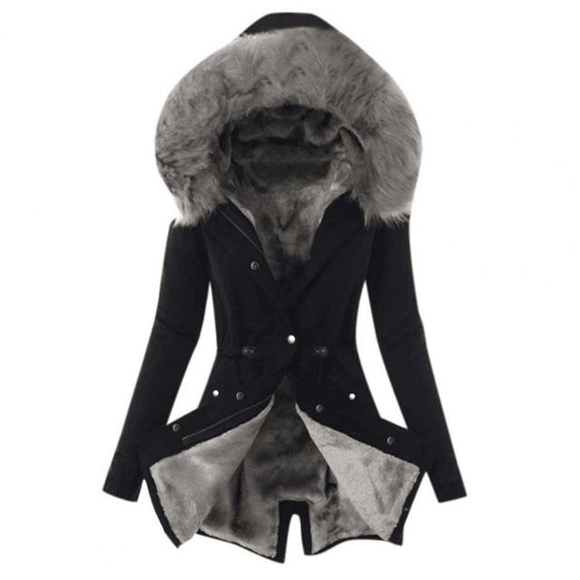 Drune | Flauschige Fell-Jacke