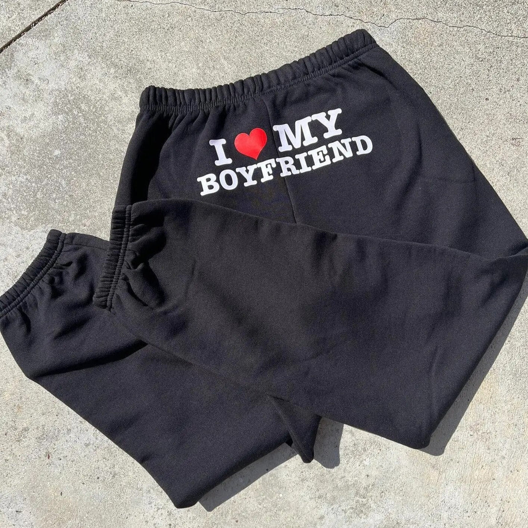 Drune | Liebe Mein Freund Jogginghose - Bequeme und stilvolle Damen-Sweatpants