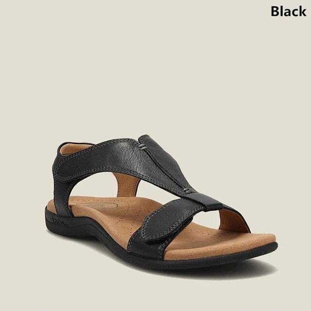 Drune | Orthopädische Damen Ledersandalen