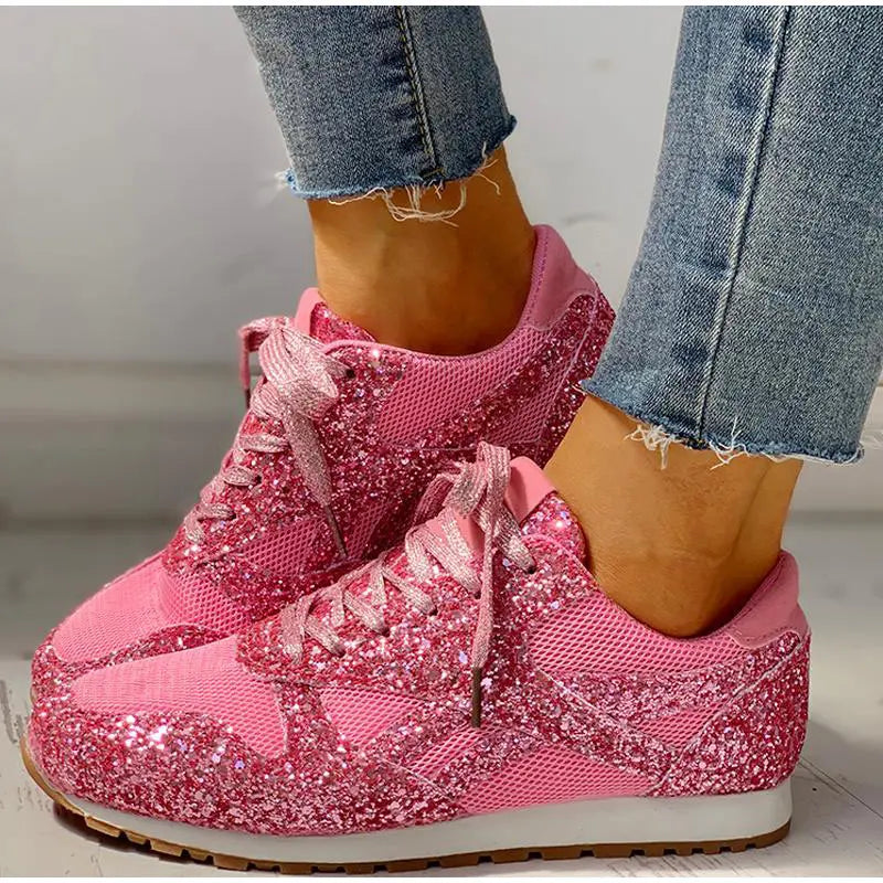 Drune | Sportschuhe mit Pailletten In Glitzer