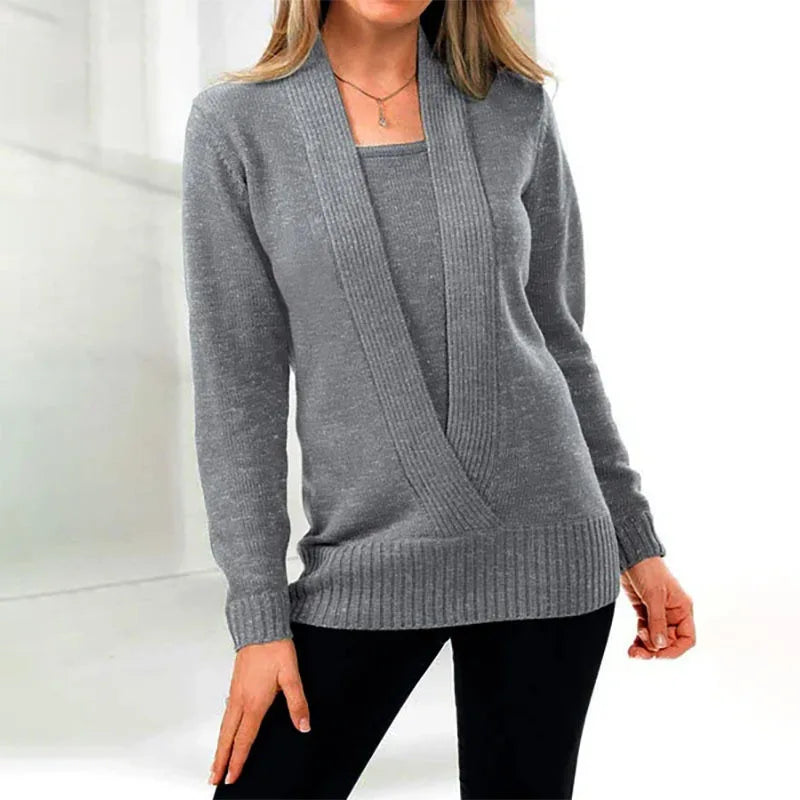 Drune | Warmer & Bequemer Damen Winter Strickpullover