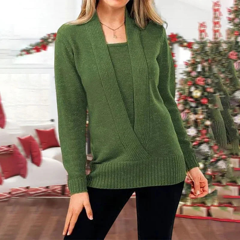 Drune | Warmer & Bequemer Damen Winter Strickpullover