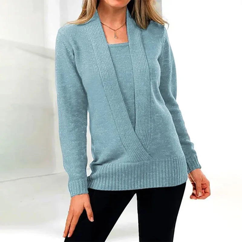 Drune | Warmer & Bequemer Damen Winter Strickpullover