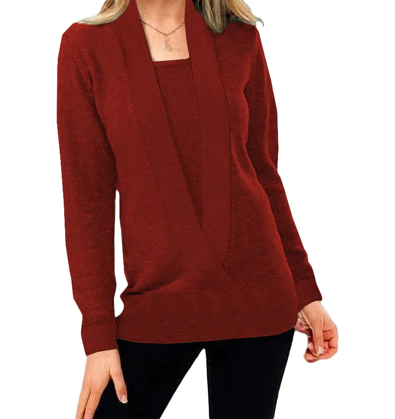 Drune | Warmer & Bequemer Damen Winter Strickpullover