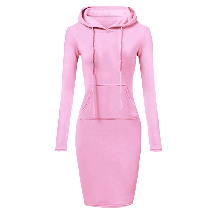 Drune - Sweatshirt Kleid mit Kapuze