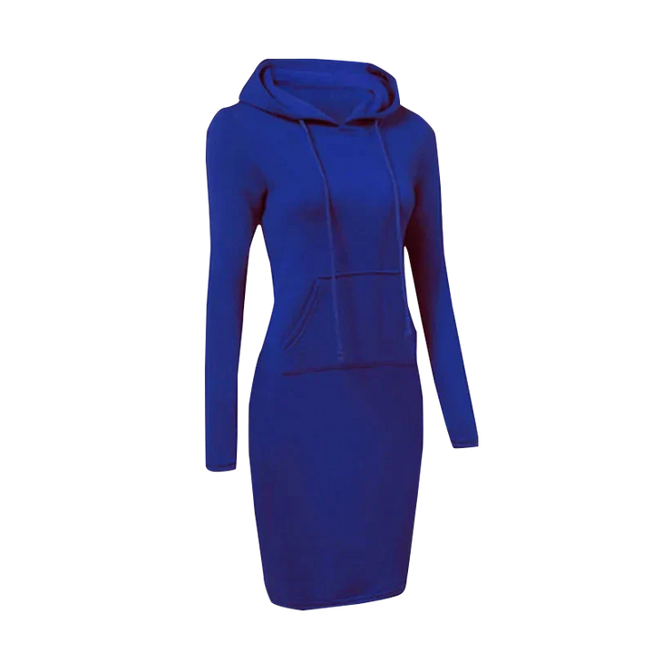 Drune - Sweatshirt Kleid mit Kapuze