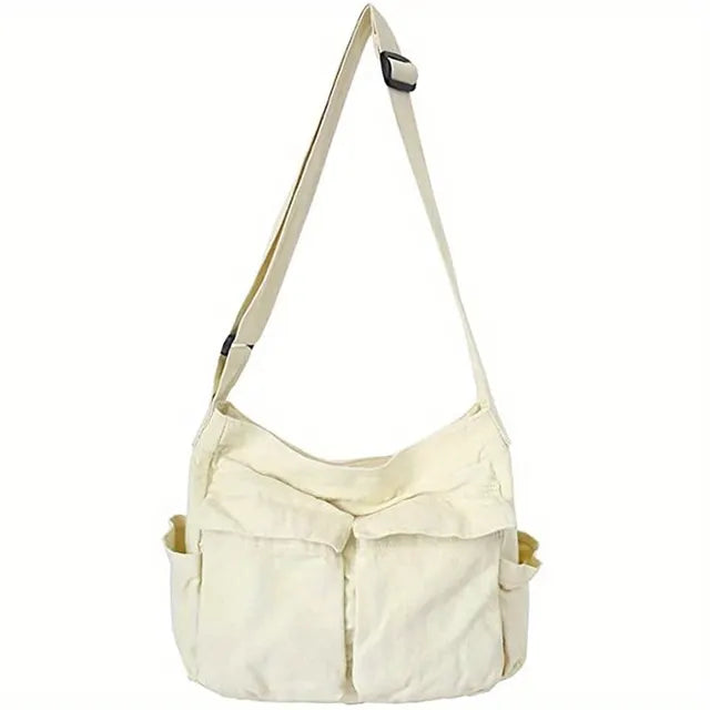 Drune – Damen-Umhängetasche im Vintage-Stil aus Canvas