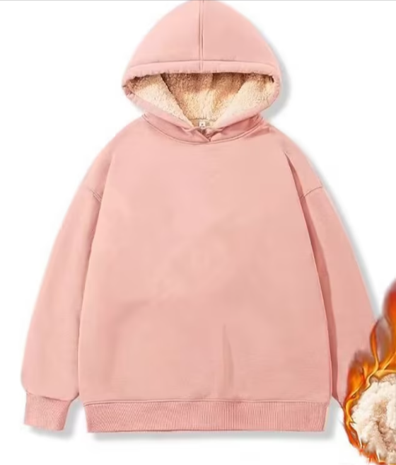 Drune | Sherpa Fleecejacke mit Kapuze