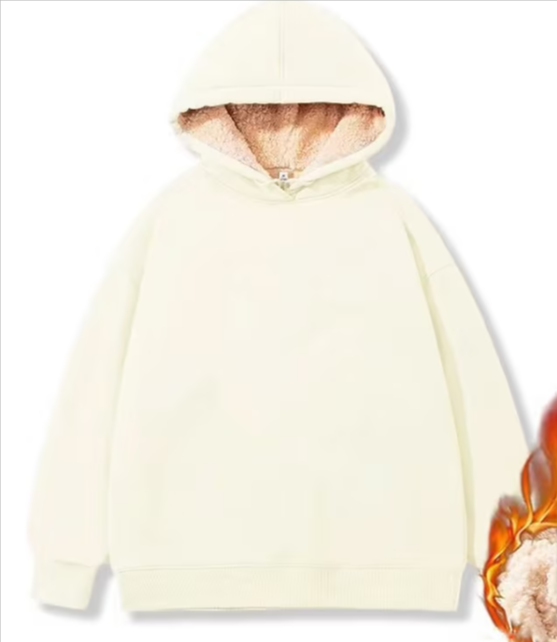 Drune | Sherpa Fleecejacke mit Kapuze