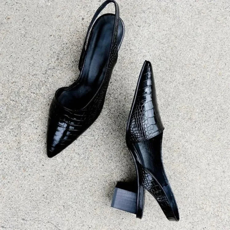 Pumps mit Brauner Farbe & Klassischem Design Drune