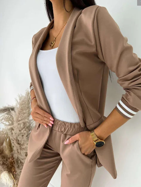 Drune | Damen Doppelreiher Blazer Hosenanzug