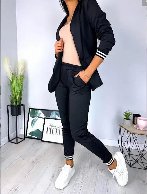 Drune | Damen Doppelreiher Blazer Hosenanzug