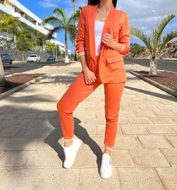 Drune | Damen Doppelreiher Blazer Hosenanzug