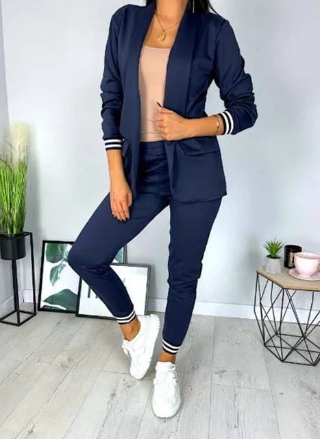 Drune | Damen Doppelreiher Blazer Hosenanzug
