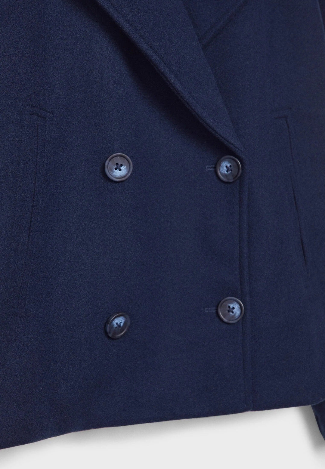 Drune | Cropped Doppelreiher Mantel Boxy Kurze Jacke