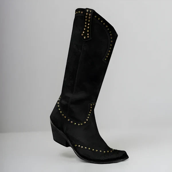 Im UsedLook Mit Nieten Damen Drune