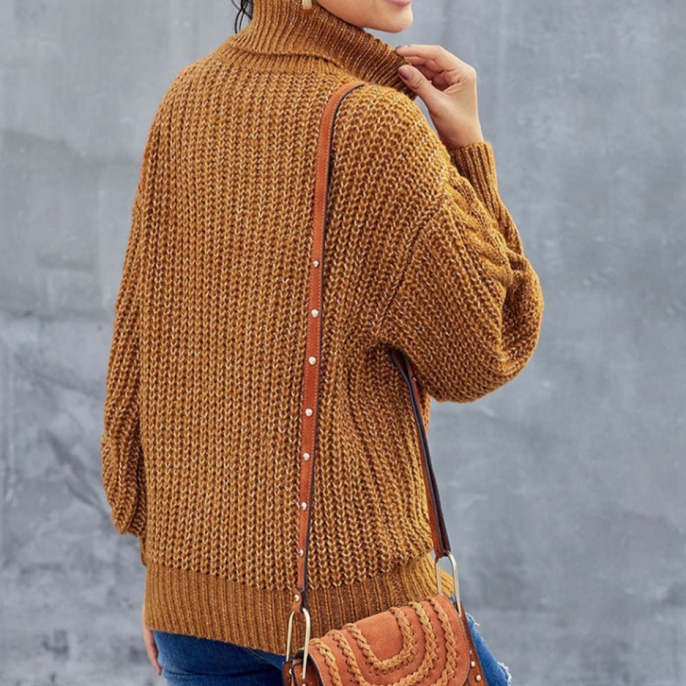 Drune | Winter Rollkragenpullover - Dicke Strickkomfort