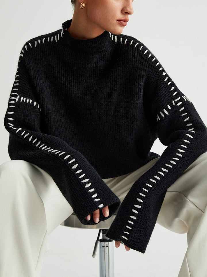 Drune | Damen Oversized Pullover - Lässiger Schnitt