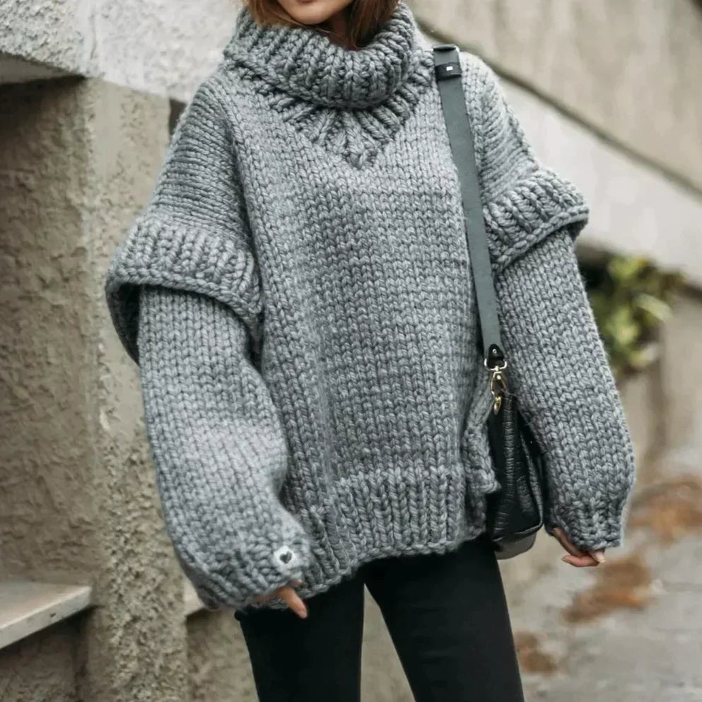 Drune | Oversized Rollkragenpullover - Bequemer Winterlook