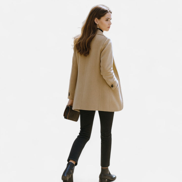 Drune | Damen Klassischer Blazer Jacke Enganliegende Passform