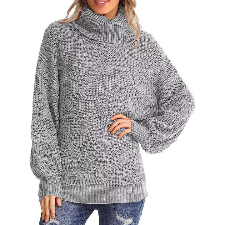 Drune | Pullover - Damen Winter Kabelstrick Rollkragenpullover