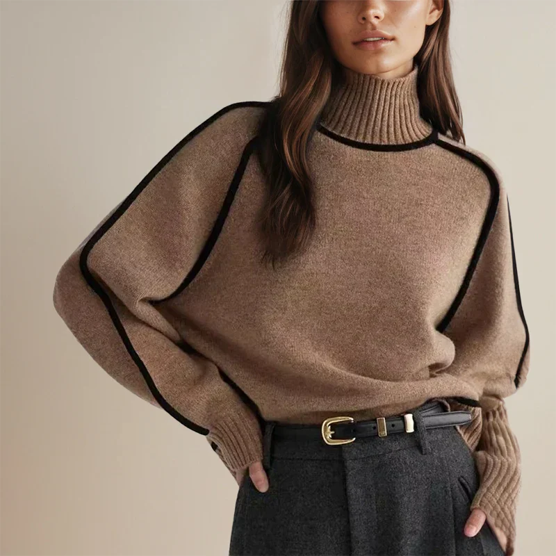 Drune | Bequeme Damen Rollkragenpullover
