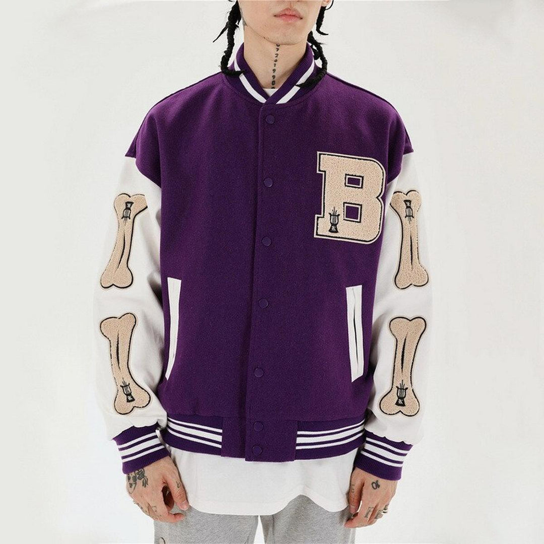 Drune | Damen Classic Baseballjacke mit Elastischen Bündchen