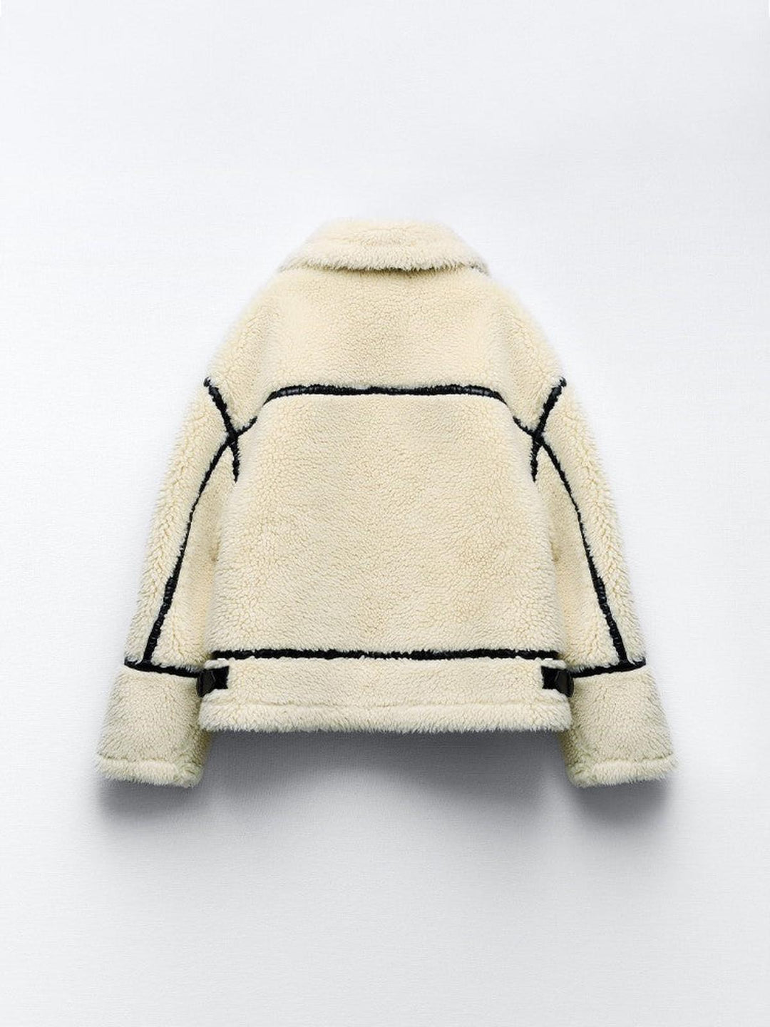 Drune | Damen Elegante Kunstpelzjacke mit Langen Ärmeln und Taschen