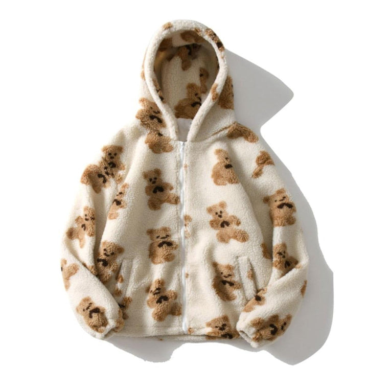 Drune | Damen Kapuzen Fleece Weste Warme Winter Schicht