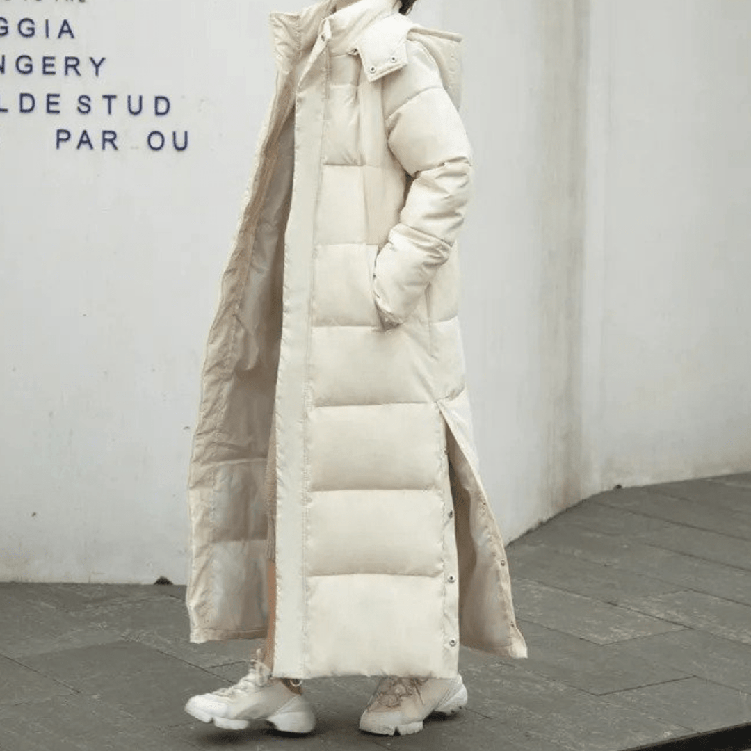 Drune | Damen Lange Stepp Winterjacke