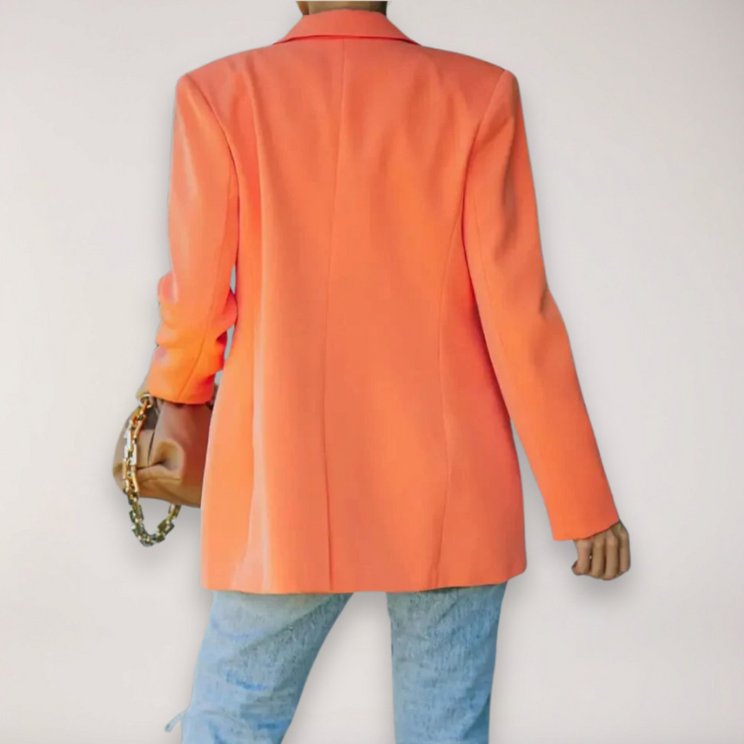 Drune | Oversized Blazer – Einreiher mit Reverskragen Jacke für Elegantes Layering