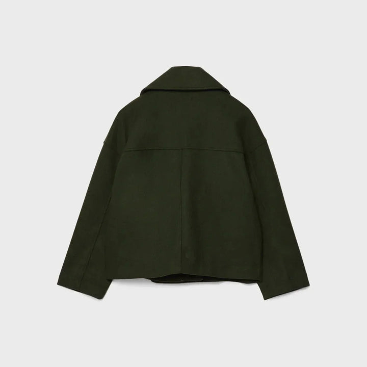 Drune | Damen Kurz Gepolsterte Jacke Mit Breitem Revers