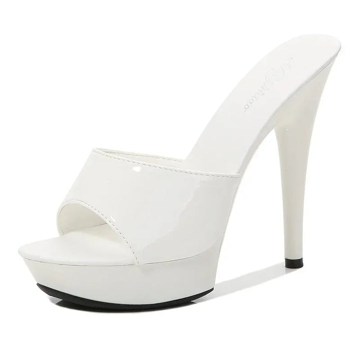 Drune | Lackleder High Heel Sandalen