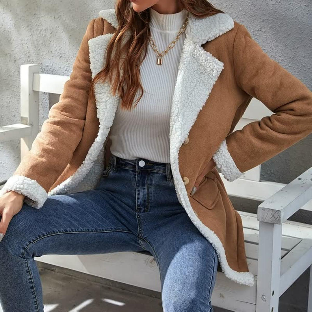 Drune | Damen Soft Fabric Jacke mit Vielseitigem Design