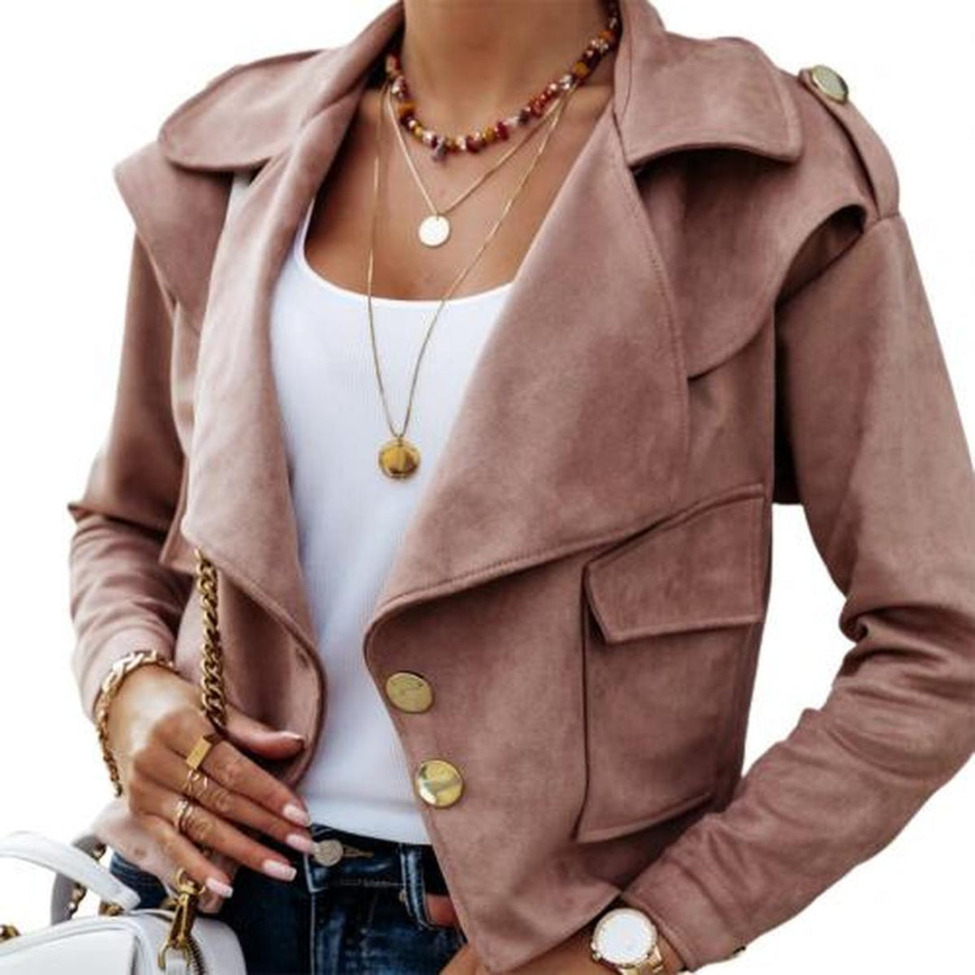 Drune | Damen Frühlingsjacke mit Reißverschluss und Taschen