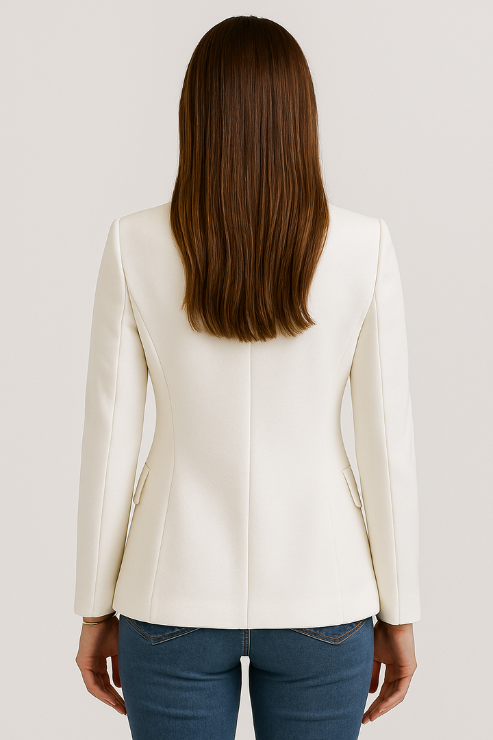 Drune | Maßgeschneiderter Blazer – Einreihig – Slim Fit – Weiß