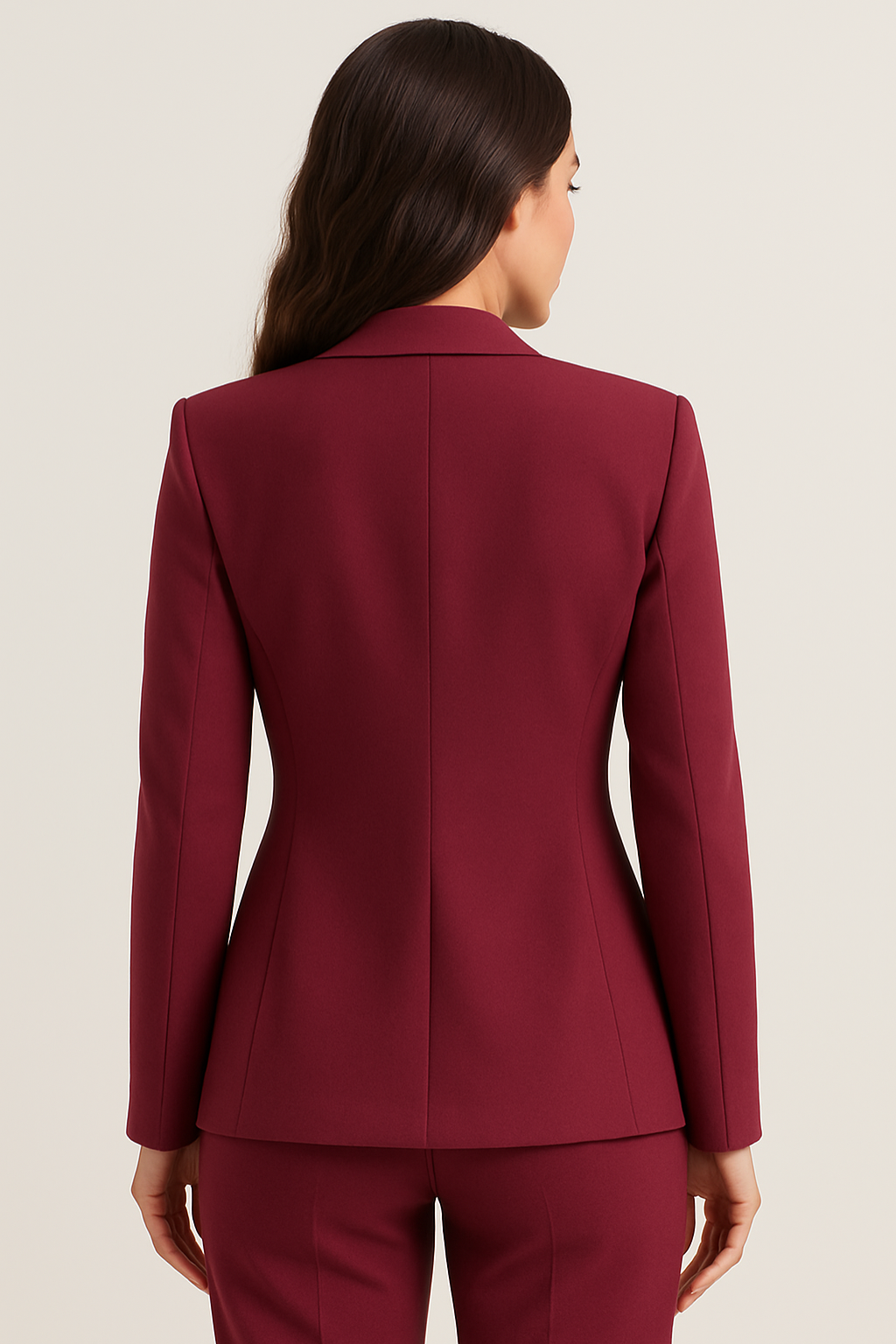 Drune | Maßgeschneiderter Blazer – Einreiher – Slim Fit – Weinrot