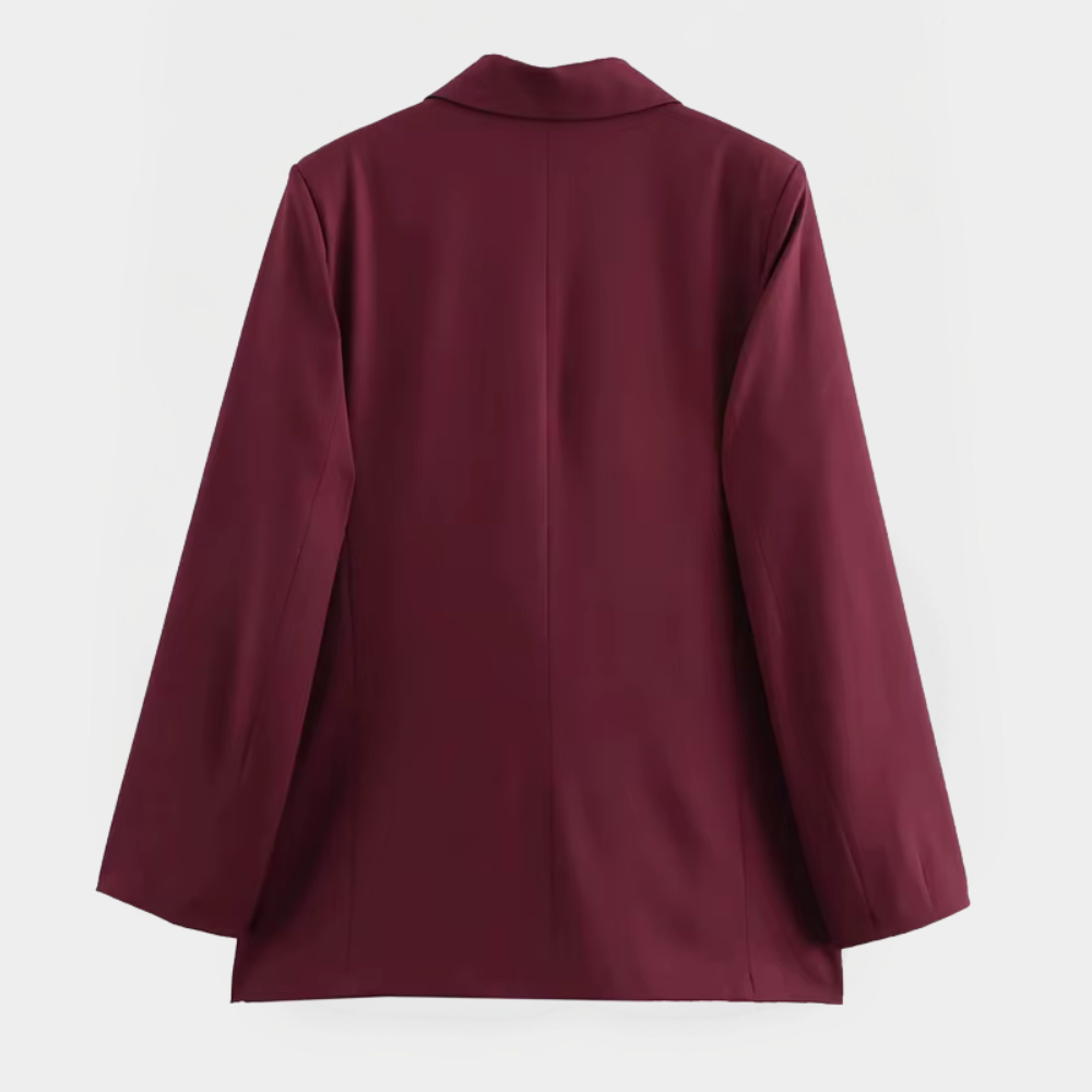 Drune | Taillierter burgunder Blazer – Verfeinerte Passform für schicke Freizeit-Looks