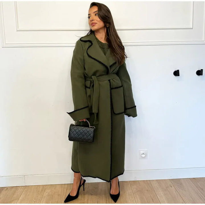 Drune | Damenmantel mit Taschen und Revers